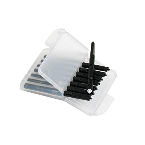 Hearing aid Wax Guard Filter Ear Wax Cleaning Tool for phonak, widex and Resound Wax Traps Hear Clear Cleaning kit Accessory (80 Filters) (Black 10 Pack)