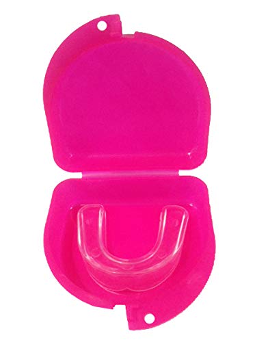 Lacrosse Mouthguard Case Retainer Case - Lacrosse Sticks (Pink) Pink - BeesActive Australia