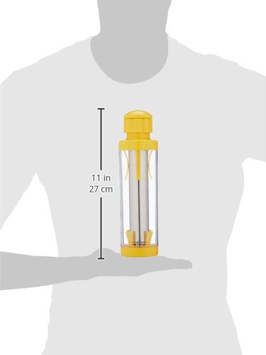 RSVP International Yellow Deluxe Corn Stripper, 10.5" | Quickly Remove Kernels from the Cob | No Splatters or Mess | Dishwasher Safe - BeesActive Australia