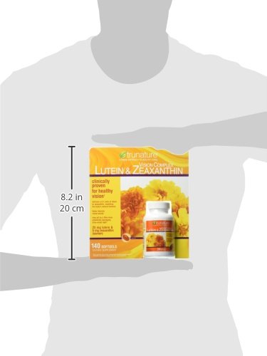 Trunature Vision Softgels Complex Lutein and Zeaxanthin Supplement, 140 Count 1 Pack (140 Count)