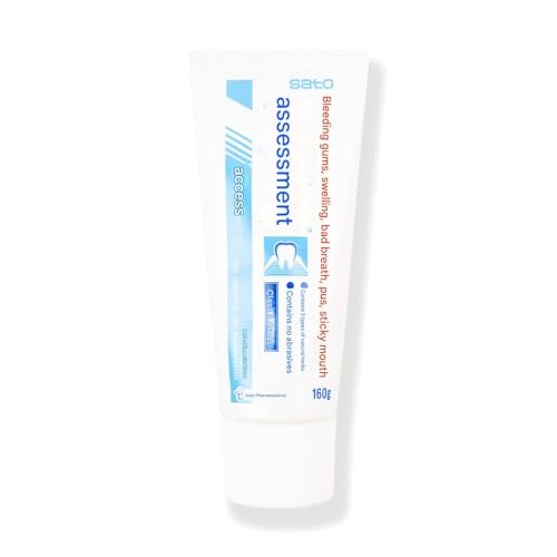 Sato Ace-ss Toothpaste for Oral Care 160g - Herbal Tooth Paste for Healthy Teeth & Gums - Made in Japan - Abrasive-Free & Bleach-Free - Natural Ingredients (Regular, Refreshing Mint) 5.64 Ounce (Pack of 1)