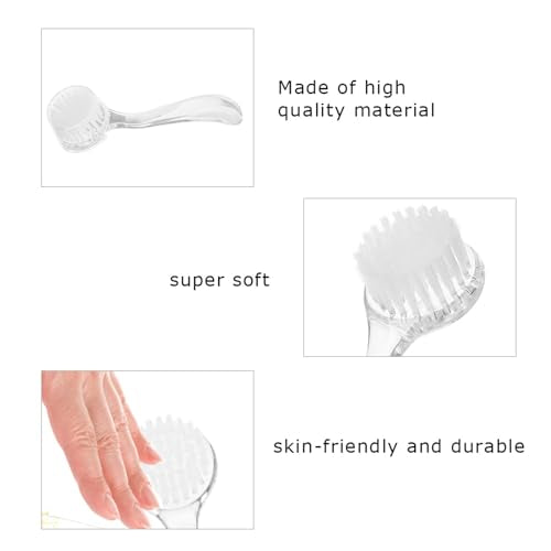 5 Pack Handle Grip Fingernail Brush, Soft Stiff Bristles Brush, Hand Cleaning Under Nails Toes Scrubber, Manicure, Pedicure Care Tools