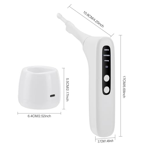 Electronic Tonsil Stone Remover, Visible Tonsil Camera, Tonsil Stone Removal Kit with Camera and Led Light, APP WiFi Connection, Tonsil Stone Vacuum with 5 Level Oral Suction Device