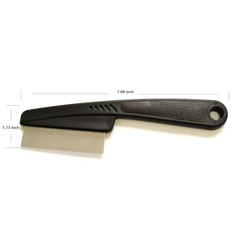 Dandruff Comb Remover, Flea Lice Comb, Scalp Cleaner for Psoriasis 3 Black