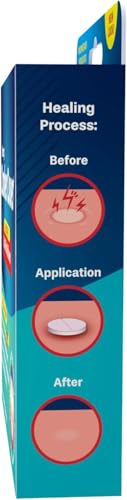 Dentemp Canker Cover Mouth Sore Treatment - Oral Pain Relief for Canker Sores & Mouth Irritation - Fast-Acting Pain Relief Tablets for Adults - Value Pack of 2 (16 Count) 8 Count (Pack of 2)