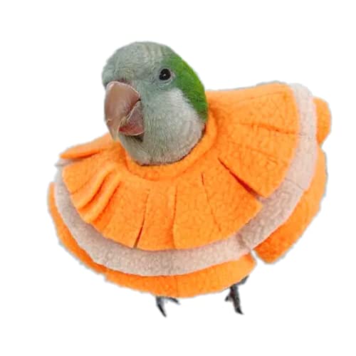 Bird Collar Anti Bite Elizabethan Recovery Cone, Parrot Neck Protector for Feather Plucking, Bird Neckwear Full Body Shield for Parakeet Color Randomly (Cockatoo) Cockatoo