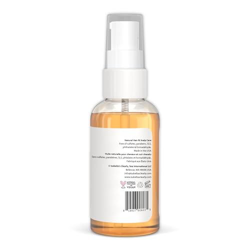 Isabella's Clearly LICE Essential Oil Blend for Hair and Scalp | Natural Care for a Clear and Happy Head with Rosemary, Tea Tree, Cedarwood | No Toxins or Chemicals | Metal Nit Comb Included 2 Ounce