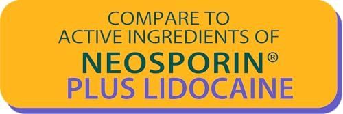 Globe Lidocaine First Aid Antibiotic Ointment 1 Oz - Maximum Strength