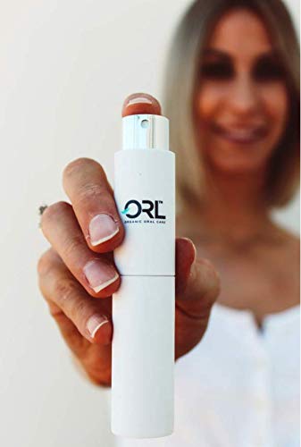 ORL Natural Breath Freshener Spray Fresh Mint 3 Pack – Made in the USA, Organic Xylitol, Natural Fresh Breath, Plant-Based Essential Oils, Elevated Twist Top, Alcohol-Free, Fluoride-Free, pH Balanced