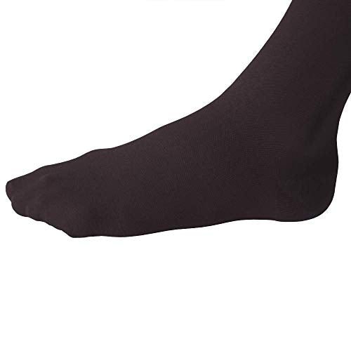 JOBST Relief 15-20 mmHg Knee High Graduated Compression Stockings - Regular Band, Closed Toe Black Extra Large