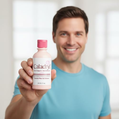 Caladryl Calamine Lotion for Itching, Insect Bites & Poison Ivy, 6 Fl Oz 6 Fluid Ounces 1
