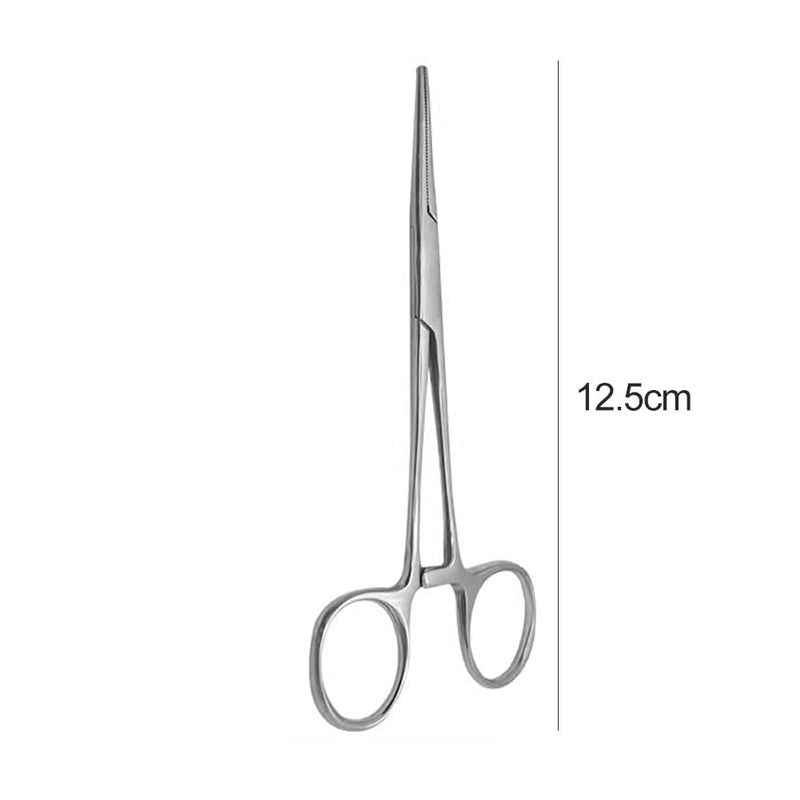 Ear hair tweezers for pets, artery forceps, stainless steel tweezers, curved dog scissors, stainless steel pet forceps hemostatic, for removing animal hair, ear cleaning for pets, 12.5 cm - BeesActive Australia