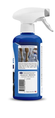 Vetericyn Plus Dog Wound Care Spray | Healing Aid and Skin Repair, Clean Wounds, Relieve Dog Skin Allergies, Safe for All Animals. 16 ounces 16 Fl Oz (Pack of 1) All Animal