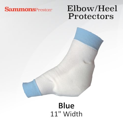 Rolyan Elbow/Heel Protector, Foam Pad Knit Sleeve, 11", M/L, Pair Medium/Large