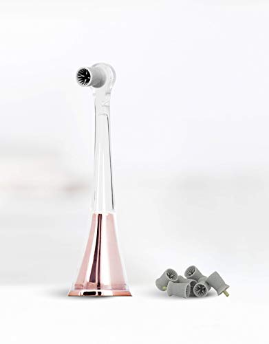 Supersmile Zina45 Replacement Polishing Head, Rose Gold, Professional Tooth Polisher with Silicone Prophy Cup, Fits Zina45 Sonic Toothbrush, Enamel Safe