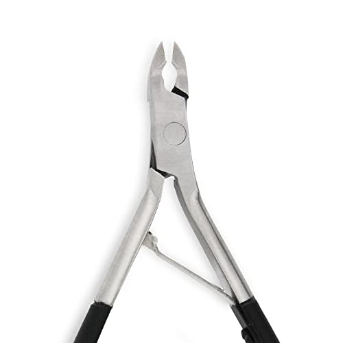 Amazon Basics Cuticle Nipper and Pusher Set, Manicure and Pedicure Nail Care Tools, Black