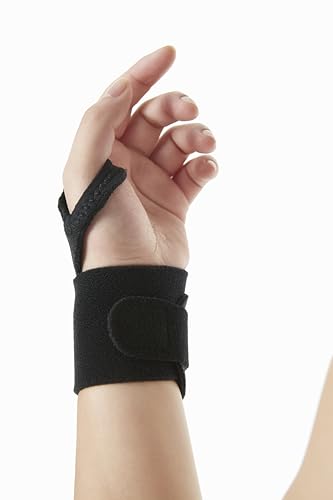 SOZO Lightweight Wrist Wrap Brace for Carpal Tunnel, Tendonitis & Injury Recovery, Double Compression Support for Left or Right Hand, Adjustable Fit for Men & Women