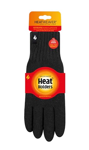 HEAT HOLDERS Men's Gloves - MHHG Medium-Large Black