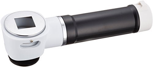 Misar Tech RF-100 Handheld Loupe, 10x Magnification, Lens Diameter 1.2 inches (30 mm), 0.02 inch (0.5 mm) Graduations, Light Included, Made in Japan