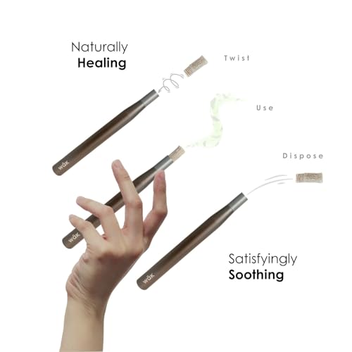 Stick, Natural Oral Wellness, Pure Miswak, Freshens Breath, Whitens Teeth, Enhances Focus, Promotes Good Habits, Brings Calm, Eco-Friendly, Stylish, Portable (Clay Brown, Regular)