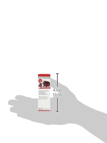 Alfavet RodiCare Pulmo, to support the respiratory tract of guinea pigs and small rodents, supplementary feed, 20ml, dosing syringe 20 ml (pack of 1) - BeesActive Australia