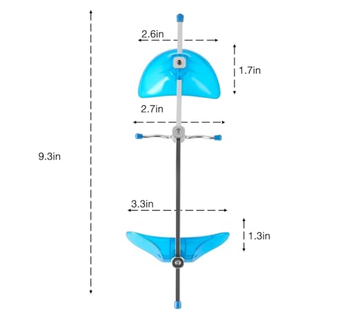 Sino Dental Orthodontic Multi-Adjustable Face Mask High-Pull Reverse Facemask (Blue)
