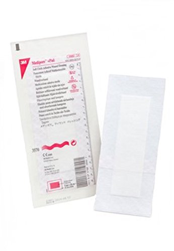 3M Medipore Adhesive Wound Dressing 3.5"x8" 25/bx 3570