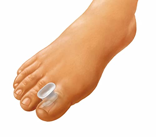 Medline Gel Toe Spacers, Helps Align and Straighten Toes, Relieves Bunion and Toe Discomfort, Reusable, Small, Pack of 4