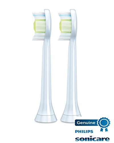 Philips Sonicare Genuine DiamondClean replacement toothbrush heads, HX6062/64, White 2-pk