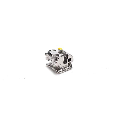 SNAWOP Orthodontic Self-Ligating Brackets 20PCS Dental Metal Braces with Open Tools Slot. MBT 022 3-4-5 with Hooks MBT 022 3-4-5 Hooks