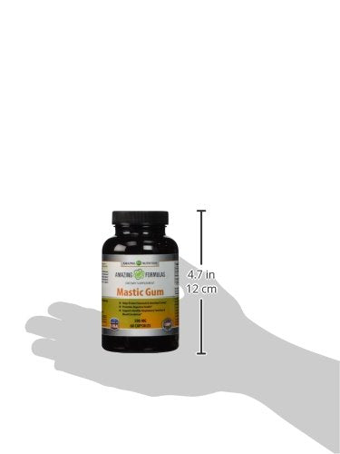 Amazing Formulas Mastic Gum 1000 Mg | Capsules Supplement | Non-GMO | Gluten-Free | Made in USA (1 Pack | 60 Count) Unflavored | 60 Count
