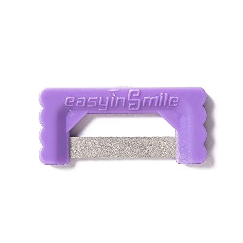 10PCS Dental IPR Kit Orthodontic Polishing Abrasive Strips (Purple) Purple
