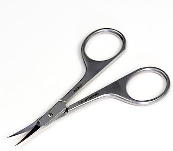 Made In Germany, Solingen Axion Concord Shape Eyebrow Scissors/Prep Tip Warping, Ultra Fine Point, Classic Smoke Finish # slg008985fba -  Australia