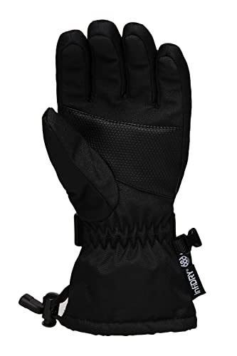 686 Youth Heat Glove - 20k Fabric Shell with Micro Tricot Lining, Insulation and Adjustable Cuff - Water & Weather Resistant Black Small