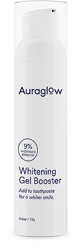 Auraglow 35% Teeth Whitening Gel & Whitening Gel Toothpaste Booster