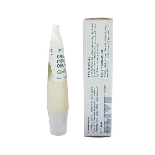 Immo Ozonated Oil Oral Care Gel for Teeth and Gums, 0.5 fl oz