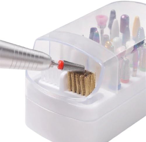 Nail Supplies: Nail Bit Case, Bit Case, with Polishing (White) - BeesActive Australia
