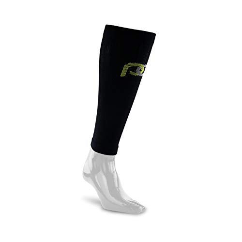 PRO Compression - Calf Compression Sleeve for Pain Relief, Unisex Calf Compression Sleeve for Calf Pain Relief | Calf Guard for Running, Cycling, Nurses, and Sports (Black, Small)