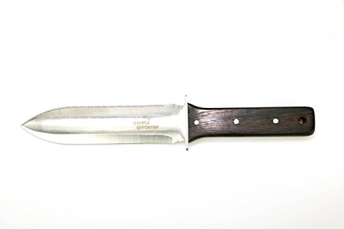 Hori Hori Knife, Premium Japanese Gardening Knife - Full Tang Garden Knives with Leather Sheath