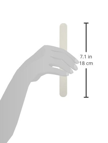 Cuccio 240 Grit Stainless Steel Nail File Refill, White, 50 Count