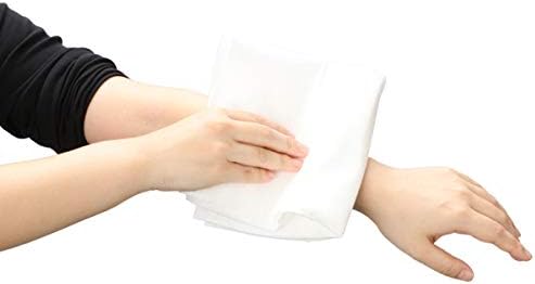Omiyashikoshin Dry Mesh Towels, Paper Towels, 11.8 x 19.7 inches (30 x 50 cm), Pack of 100 [Nursing Care Towels, Cleaning Towels, Dry Towels, Disposable Towels, Body Wipes, Body Wipes, Body Wipes, - BeesActive Australia