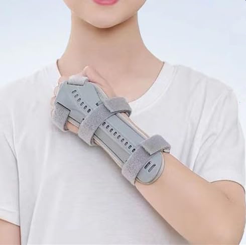 Kids Wrist Brace with Arm Sling Adult Wrist Support Brace Belt Youth Hand Immobilizer Children Night Support to Aid Sprains Strains Tendonitis Carpal Tunnel (Left hand, Small) Left hand
