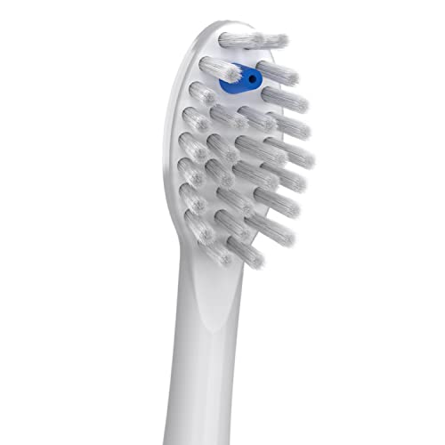 Waterpik Sonic-Fusion Full Size Replacement Brush Heads 2 Count Black and White