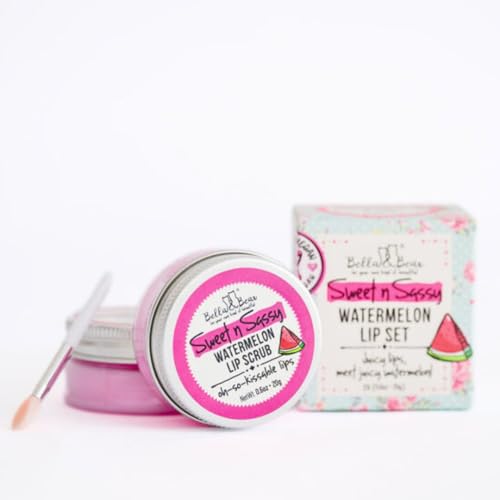 Bella & Bear Sweet 'n' Sassy Watermelon Lip Scrub & Lip Butter Set