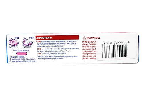 Fixodent Denture Adhesive Cream Original, All Day Hold for Fulls and Partials, 2.4 oz, (Pack of 4)