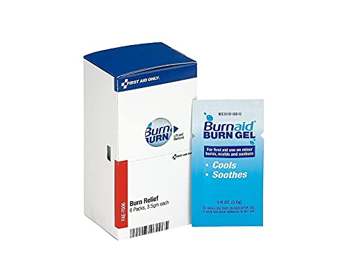 First Aid Only FAE-7006 SmartCompliance Refill Burn Gel, 6 Count