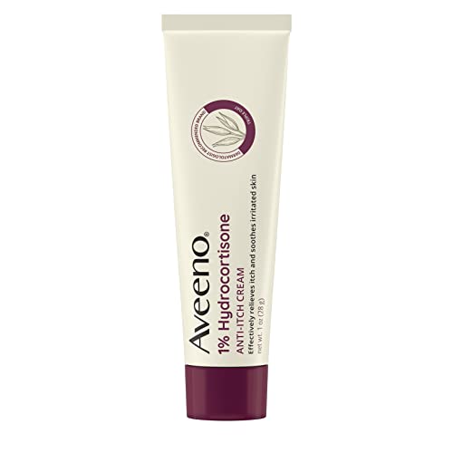 Aveeno Maximum Strength 1% Hydrocortisone Anti-Itch Cream, 1 oz 1 Ounce (Pack of 1)