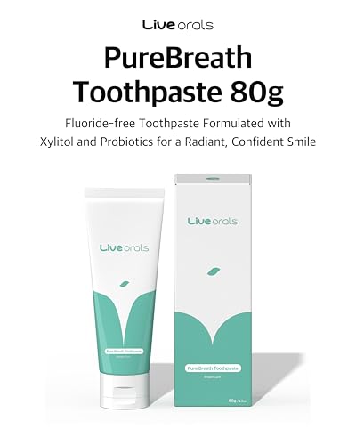 Live Orals Pure Dia Teeth Whitening Gel Kit and Live Orals PureBreath Toothpaste 80g Dentist Formulated for Sensitive Teeth