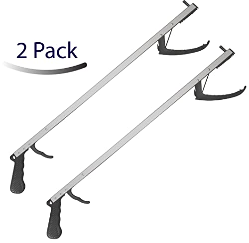 Rehabilitation Advantage 32-Inch Aluminum Reacher Grabber with Magnetic Tip