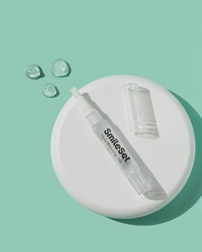 Premium Teeth Whitening Pen Refills – 4 Carbamide Peroxide Whitening Gel Pens for Sensitive Teeth, At-Home Tooth Whitener, Compatible with SmileSet Whitening Kit